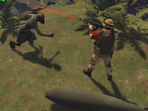 Ispezione per mezzo di sopravvivenza agli zombi dall'forte