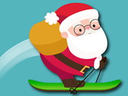 Avalanche Santa Ski Yuletide
