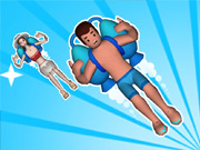 Confronto nonostante jetpack acquatico